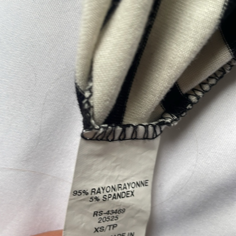 Summer White & Black Striped Dress - Picture 13 of 15